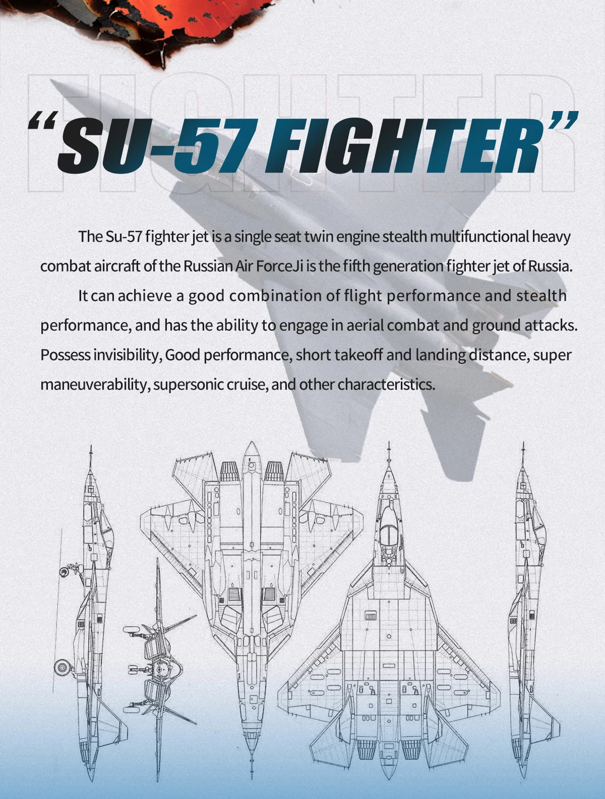 RC Foam Aircraft SU-35 – High-Performance Remote Control Fighter Plane Best Toy For Children