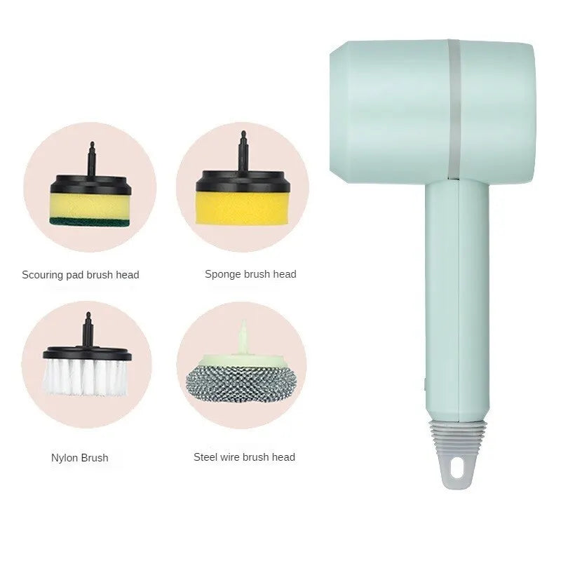 4 In 1 Multi-Functional Electric Cleaning Brush