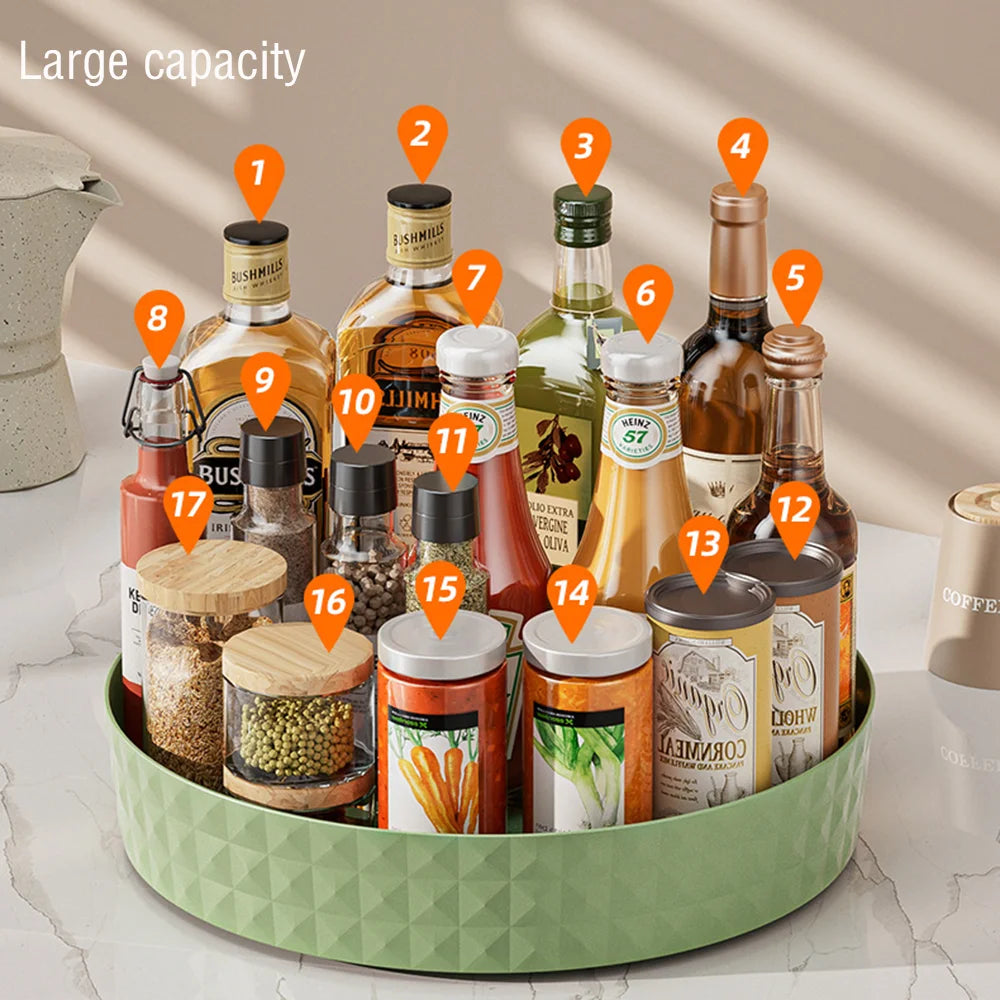 360 Rotating Seasoning Storage Rack