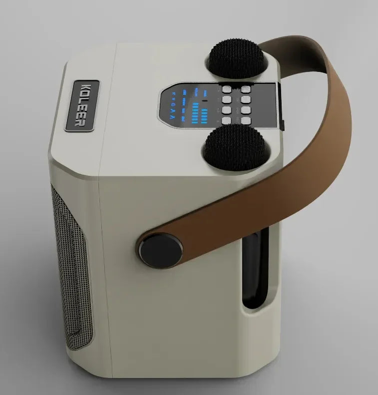 S882 Karaoke Bluetooth Speaker – Portable Wireless Party Speaker with Dual Microphones.