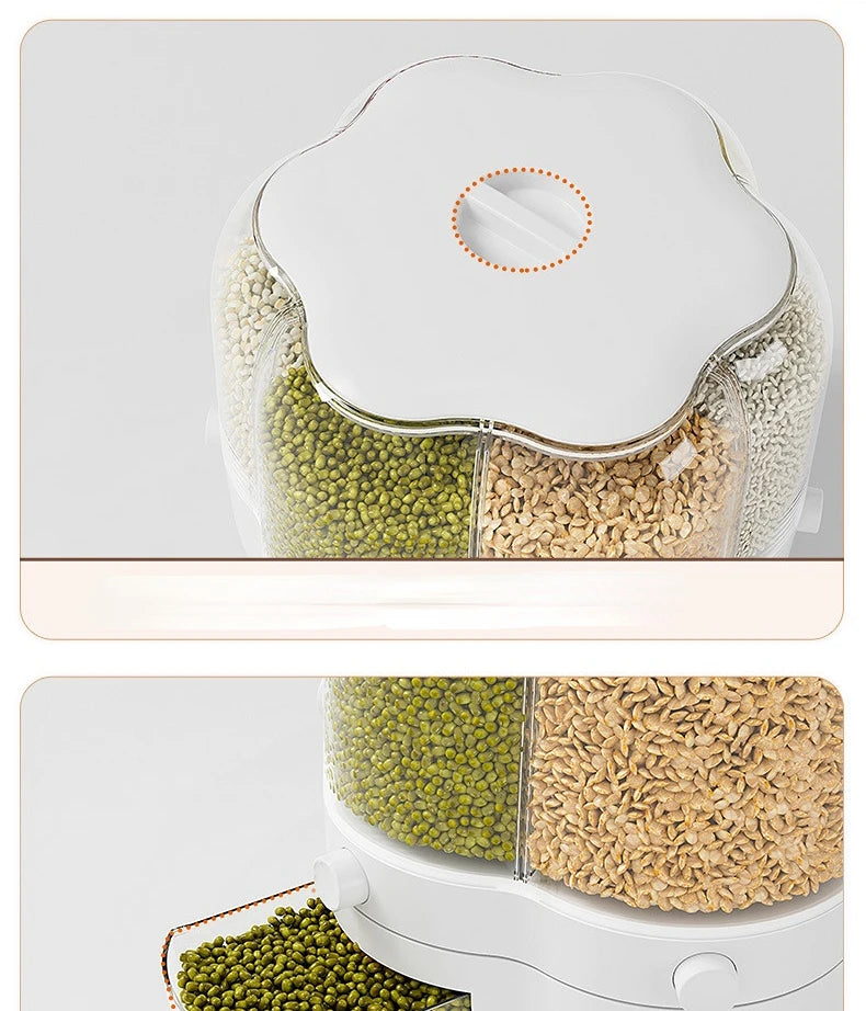 360° Rotating Kitchen Storage Container