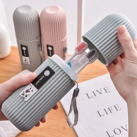 Portable Travel Toothbrush Toothpaste Holder