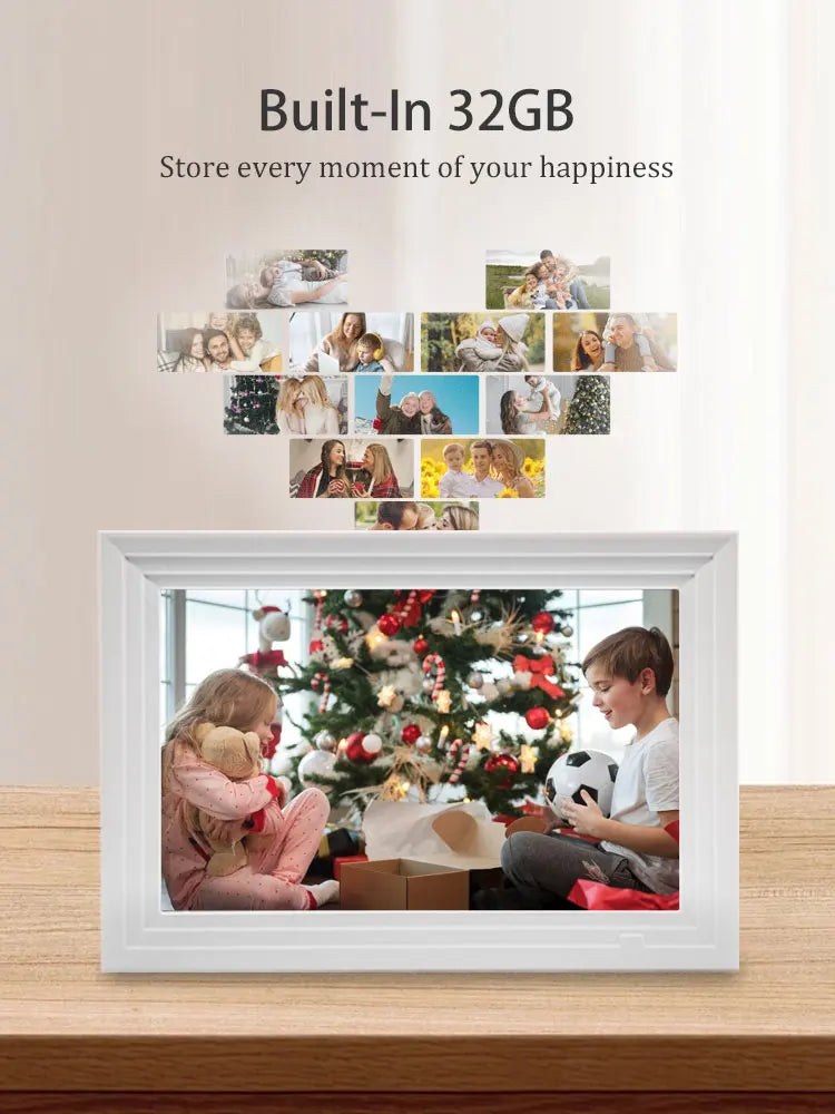 WiFi Digital Photo Frame 10.1-Inch Share Photo via APP