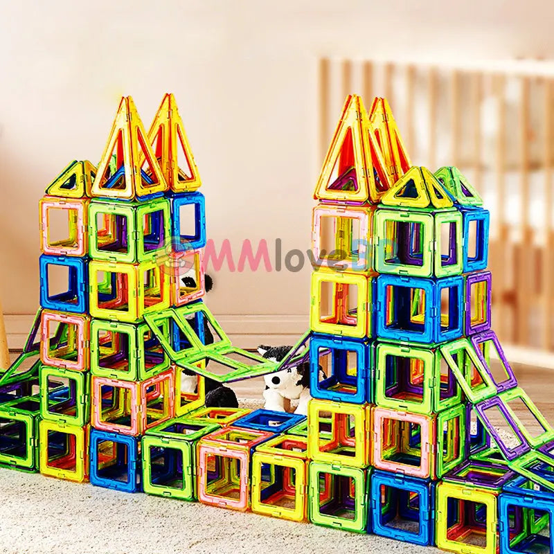 Magnetic Big Size Building Blocks – Creative & Educational Toy for Kids