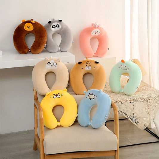 Cute Animal Memory Foam Travel Neck Pillow