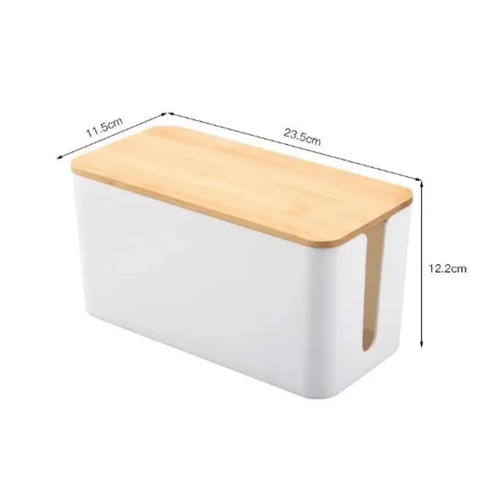 Wooden Cable Storage Box