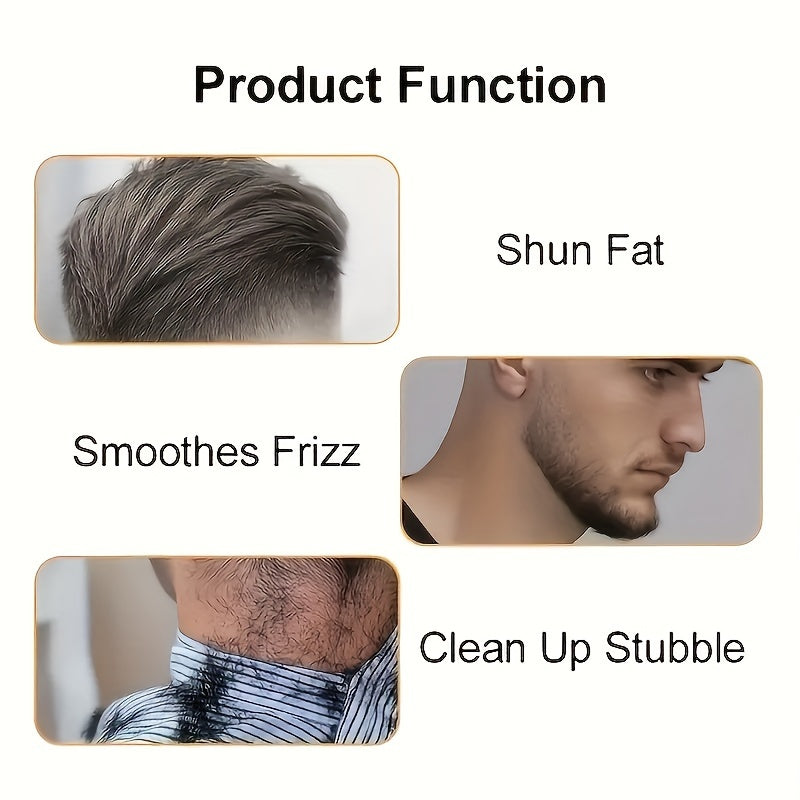 Electric Cordless Hair Clipper & Beard Trimmer for Men – LCD Screen & USB Rechargeable T-Blade Grooming Kit