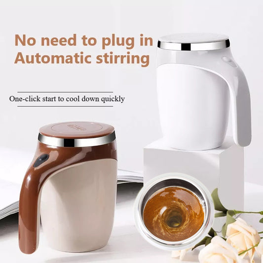 Rechargeable Automatic Stirring Cup Coffee Cup High Value Electric Stirring Cup Lazy Milkshake Rotating Magnetic Water Cup